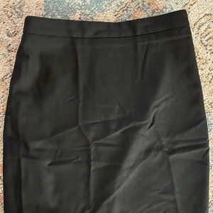 J. Crew #2 Pencil Skirt in Black